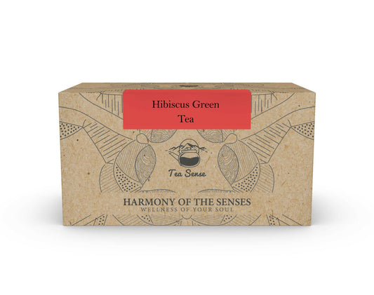 Tea Sense Hibiscus Green Tea Bags Box