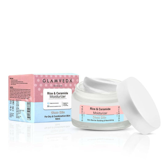 Glamveda Korean Glass Skin Rice & Ceramide Moisturizer