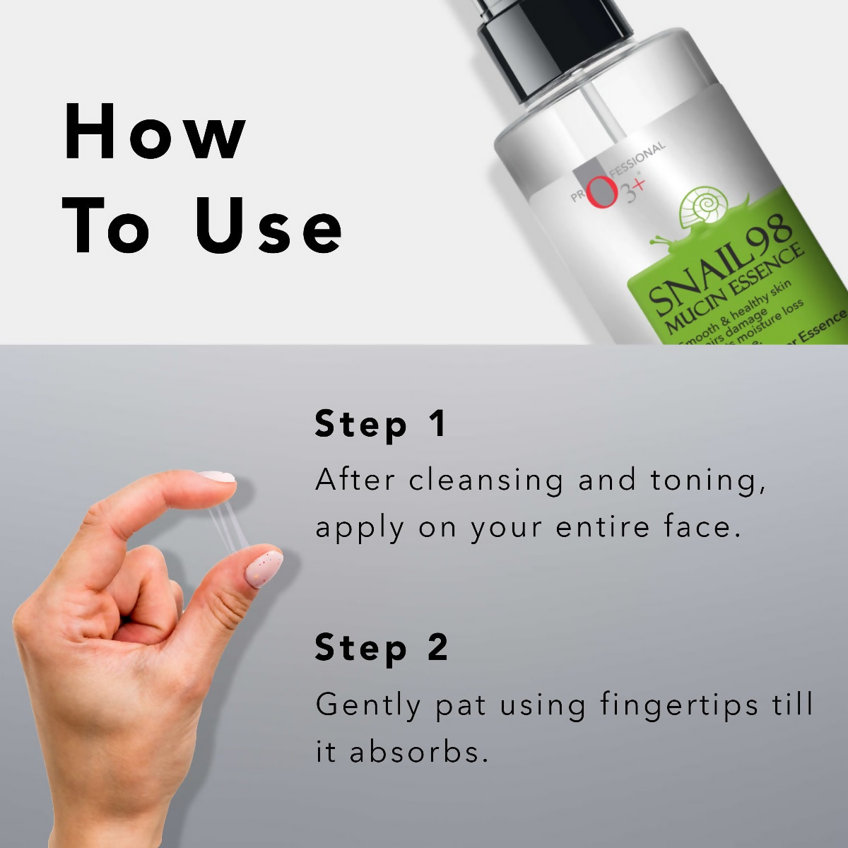 Professional O3+ Snail 98 Mucin Essence