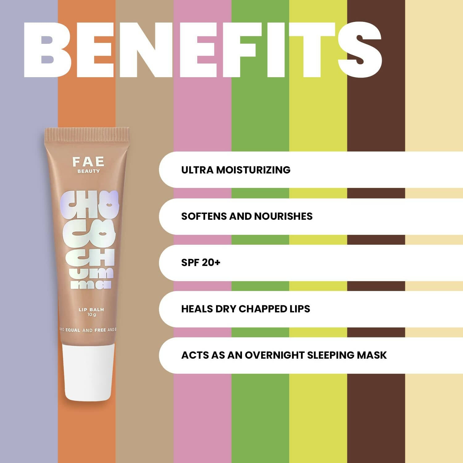fae beauty choco chumma chocolate milk lip balm spf 20 sheer brown buy in usa