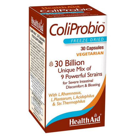 Buy HealthAid ColiProbio 30 Billion Probiotic Capsules from DrMediCart, Ship from India to USA