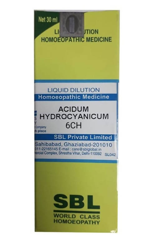 Buy SBL Homeopathy Acidum Hydrocyanicum Dilution from DrMediCart, Ship from India to USA