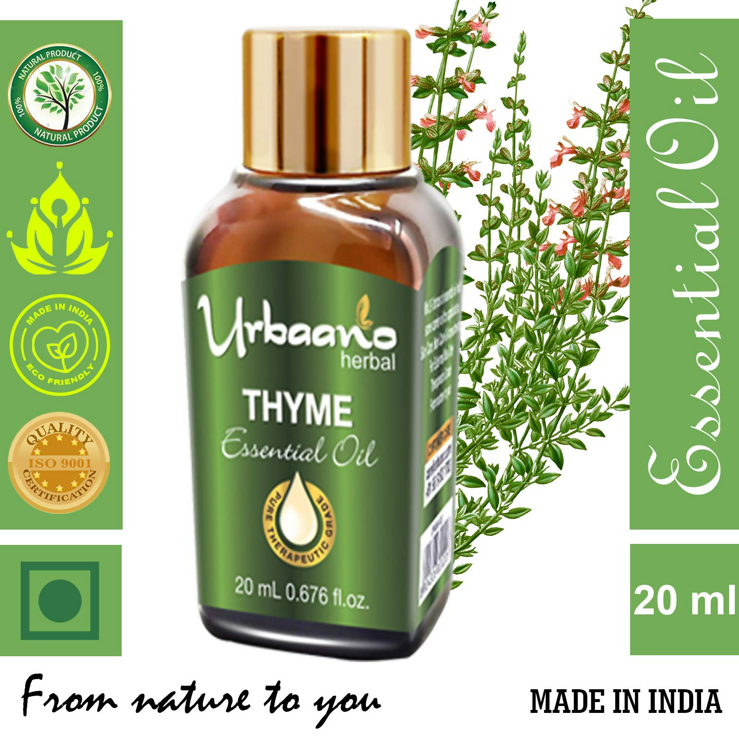 Urbaano Herbal Thyme Essential Oil