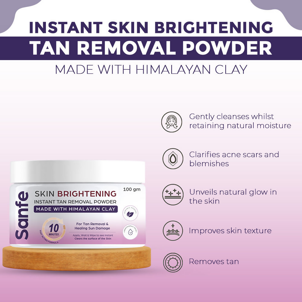 Sanfe Skin Brightening Tan Removal Powder