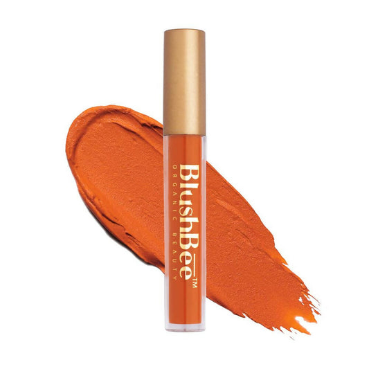 BlushBee Organic Beauty Lip Nourishing Liquid Lipstick - Almond Brown - DrMediCart
