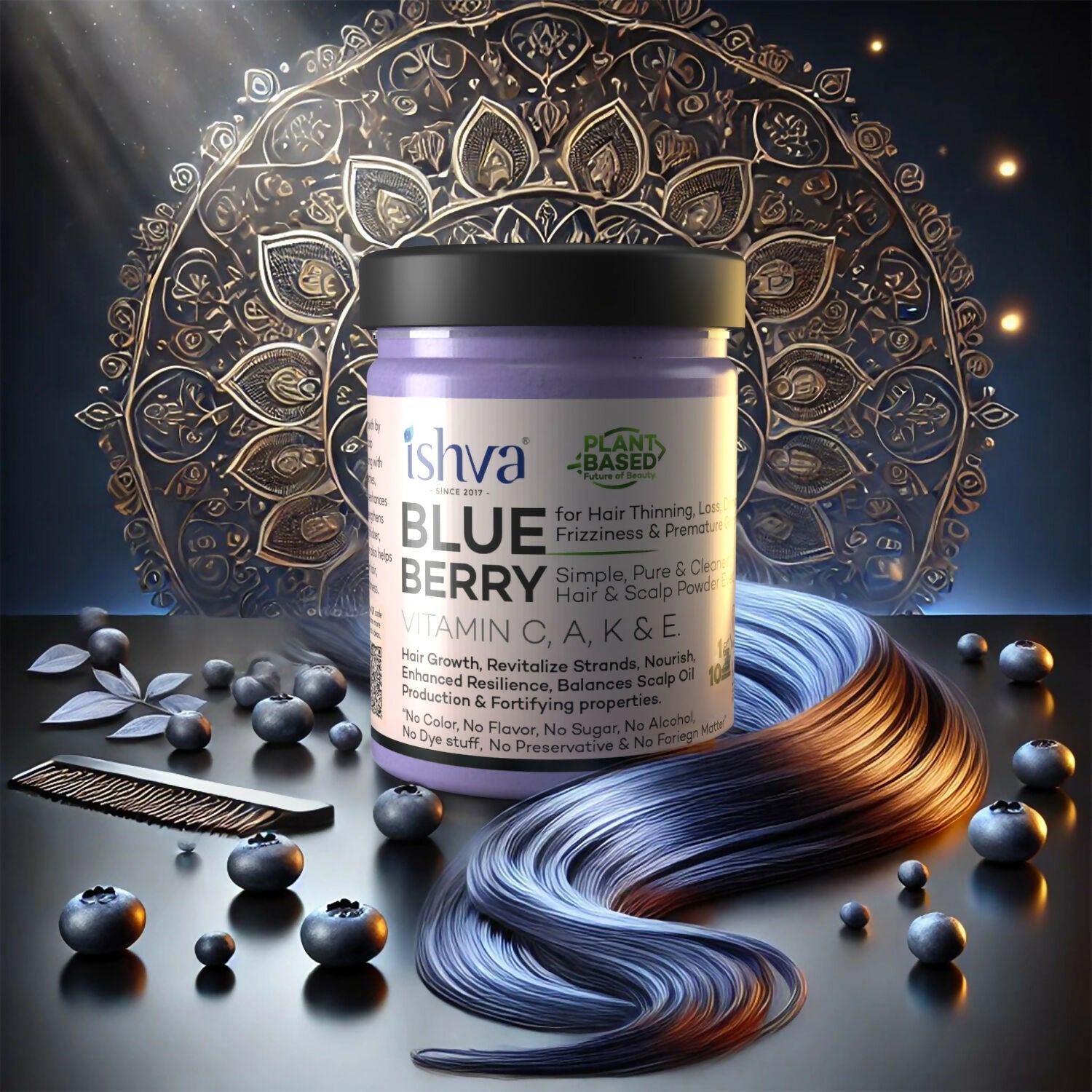 Ishva Blueberry Powder For Hair