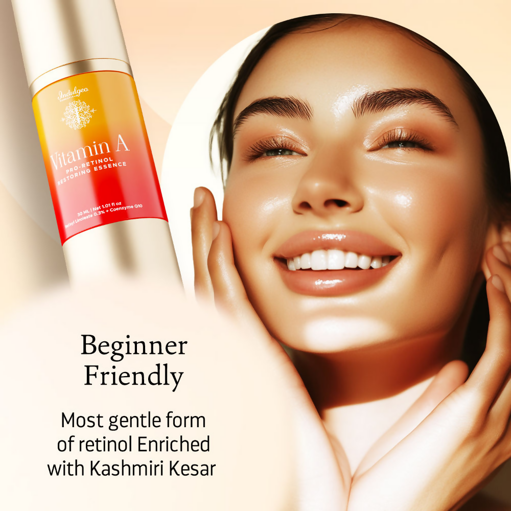 Indulgeo Essentials Vitamin A Pro-Retinol Restoring Essence Serum