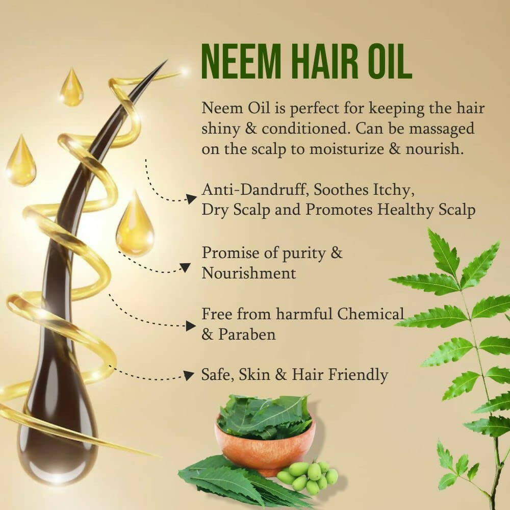 Old Tree Neem Hair Oil for Dandruff & Scalp Care