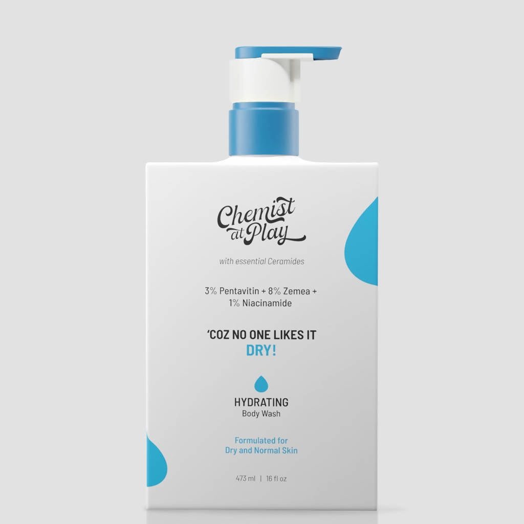 Chemist At Play Hydrating Body Wash with Hyaluronic Acid & Coconut Oil for Intense Hydration