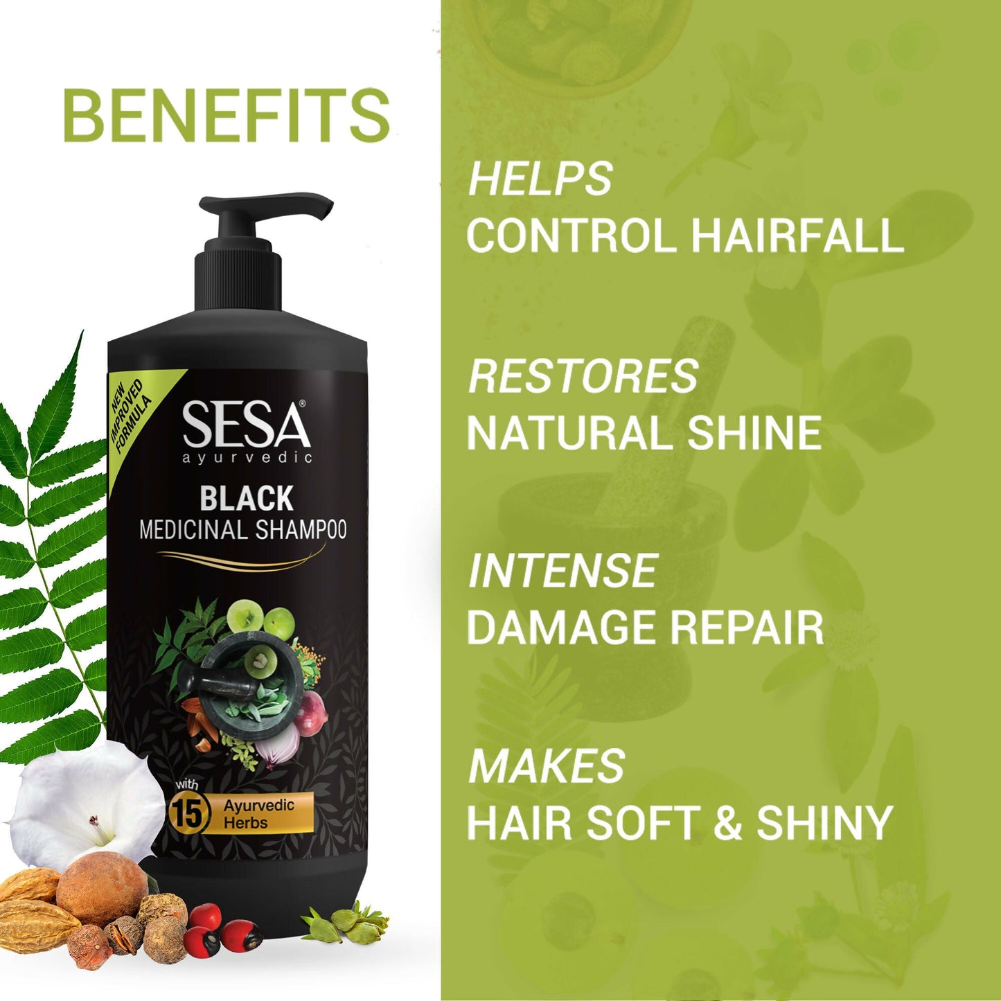 Sesa Ayurvedic Black Medicinal Shampoo