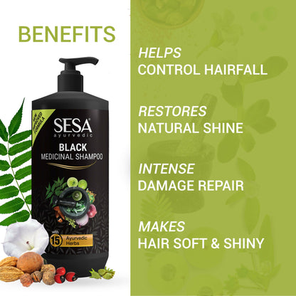 Sesa Ayurvedic Black Medicinal Shampoo
