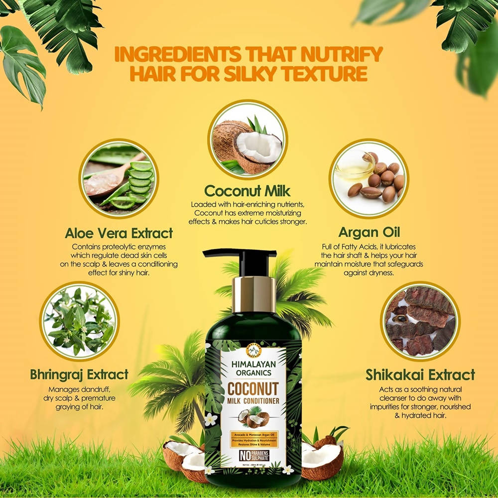 Himalayan Organics Coconut Milk Conditioner - DrMediCart