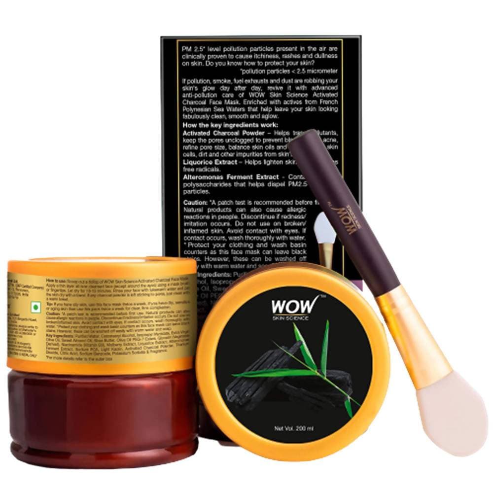 Buy Wow Skin Science Activated Charcoal Face Mask from DrMediCart, Ship from India to USA
