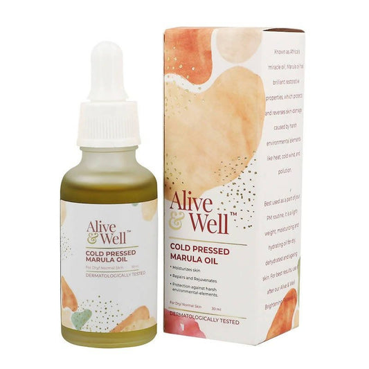 Alive & Well Cold Pressed Marula Face Oil - DrMediCart