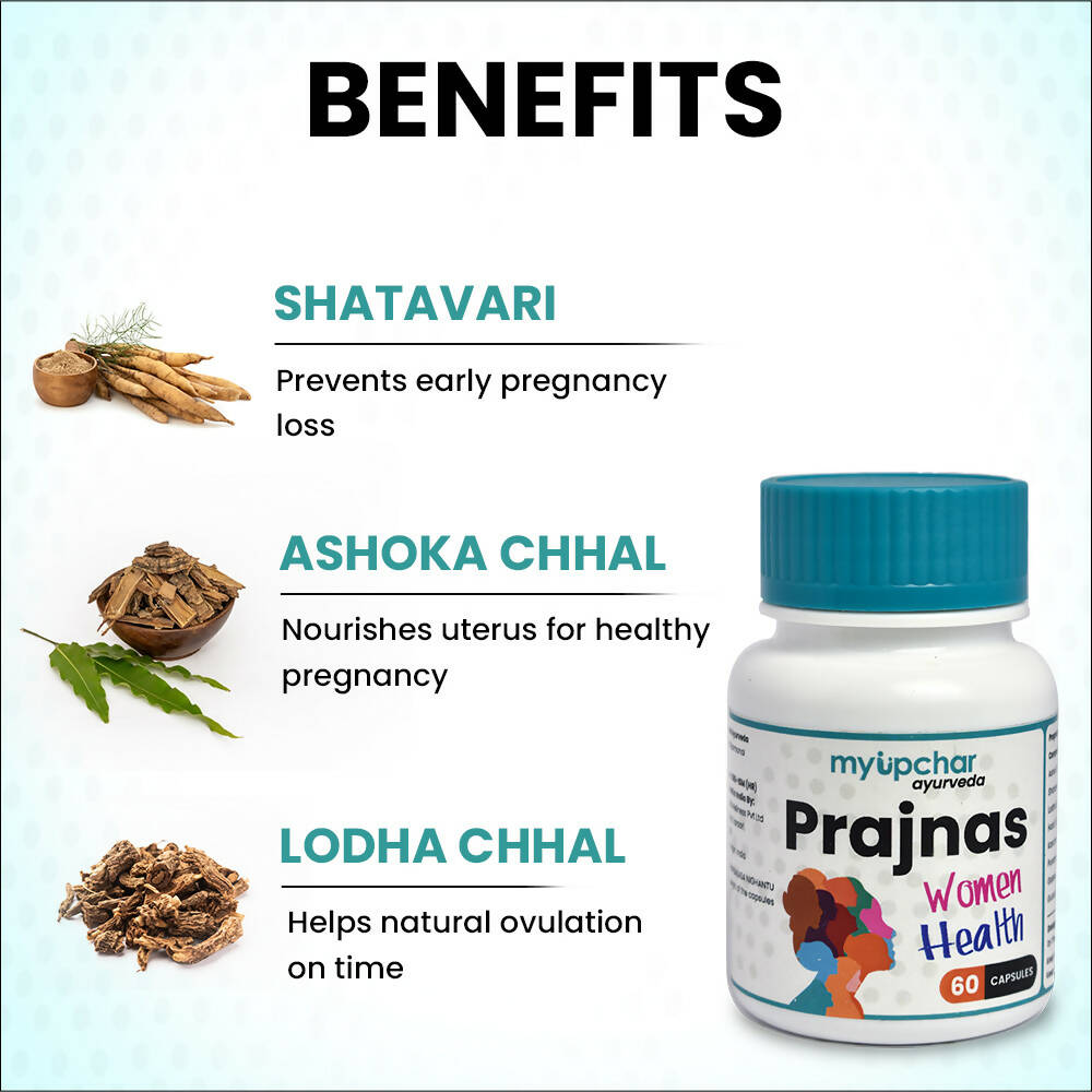 myUpchar Ayurveda Prajnas Women’s Wellness Veg Capsules