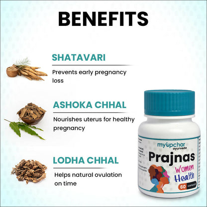 myUpchar Ayurveda Prajnas Women’s Wellness Veg Capsules