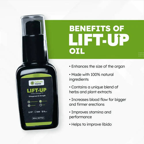 Nature Mania Lift-Up (Massage Oil) Male Enhancer - DrMediCart