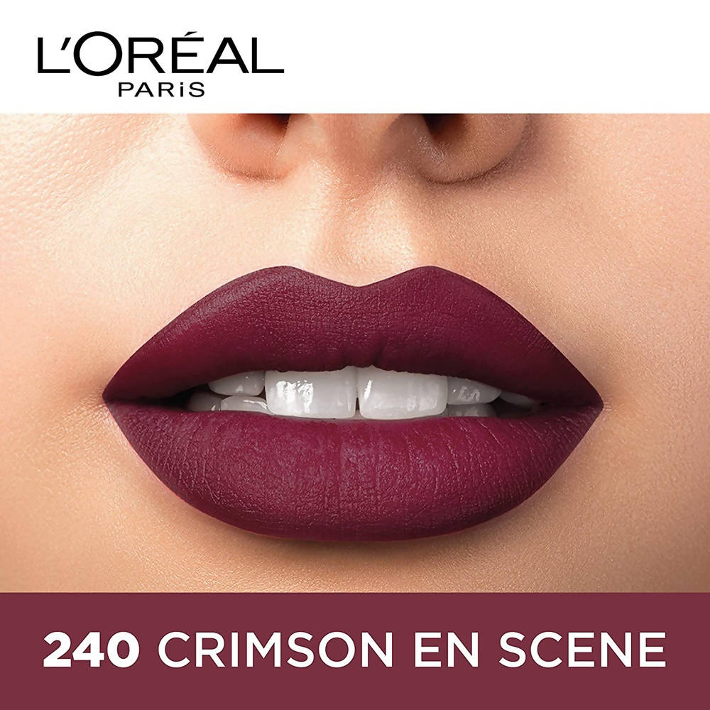L'Oreal Paris Color Riche Moist Matte Lipstick - 240 Crimson En Scene - DrMediCart