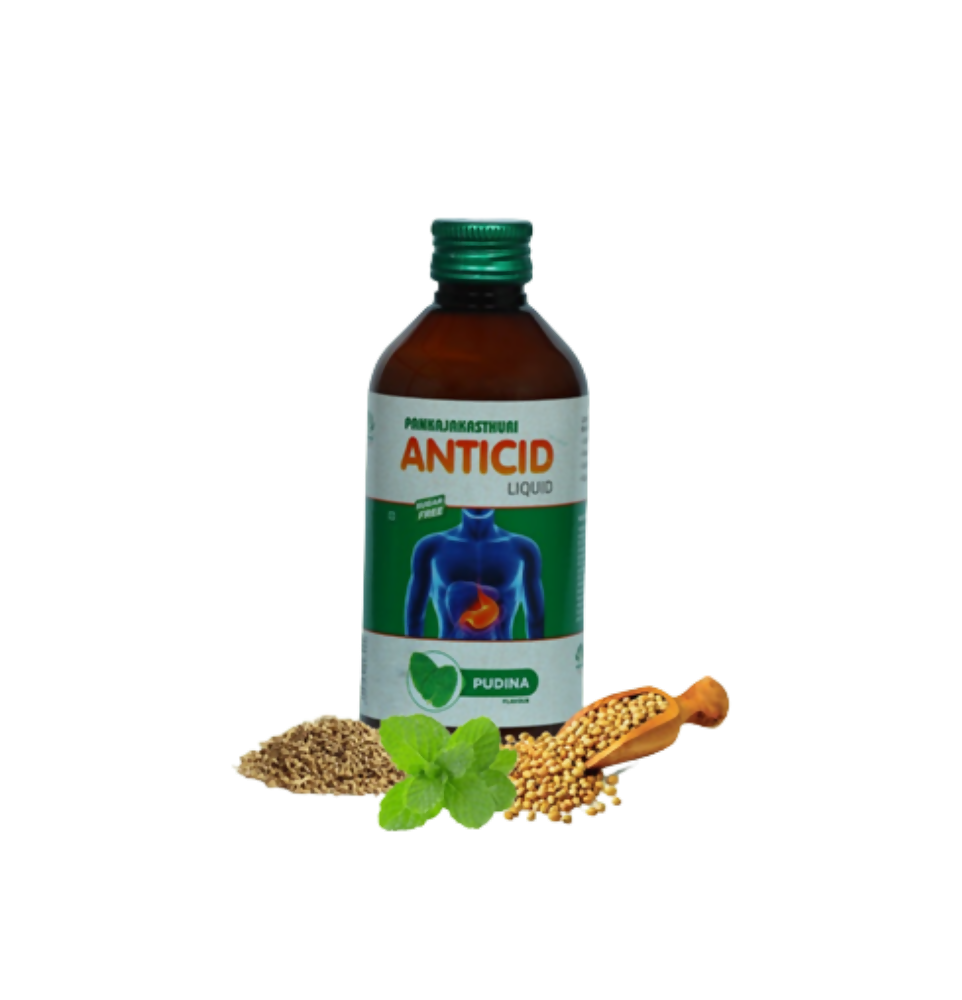 Pankajakasthuri Anticid Liquid Pudina