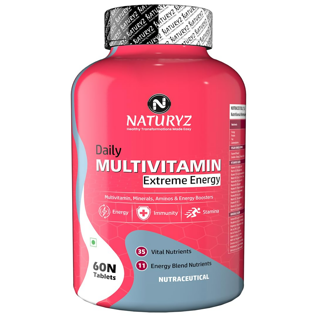 Naturyz Daily Multivitamin Tablets – Wellness Supplement for Active Lifestyles