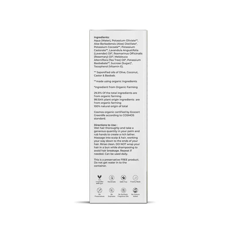 Juicy Chemistry Baobab Rosemary & Tea Tree Organic Shampoo