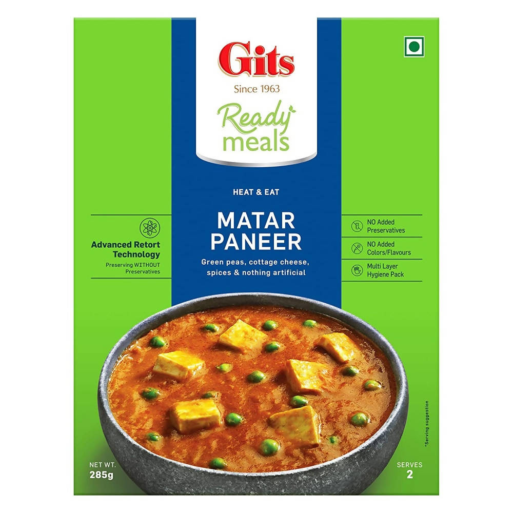 Buy Gits Ready Meals Heat & Eat Matar Paneer from DrMediCart