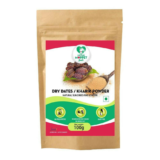 Little Moppet Foods Dried Dates - Kharik Powder