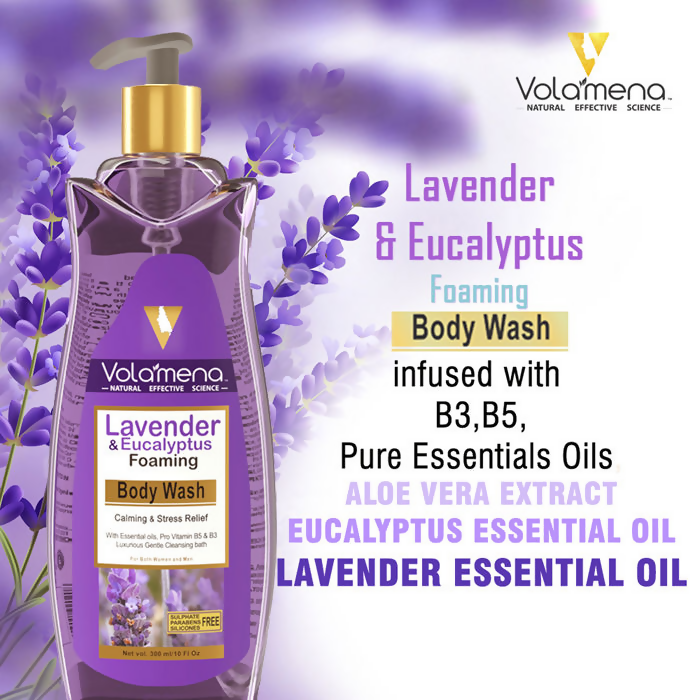 Volamena Lavender & Eucalyptus Foaming Body Wash
