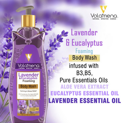 Volamena Lavender & Eucalyptus Foaming Body Wash