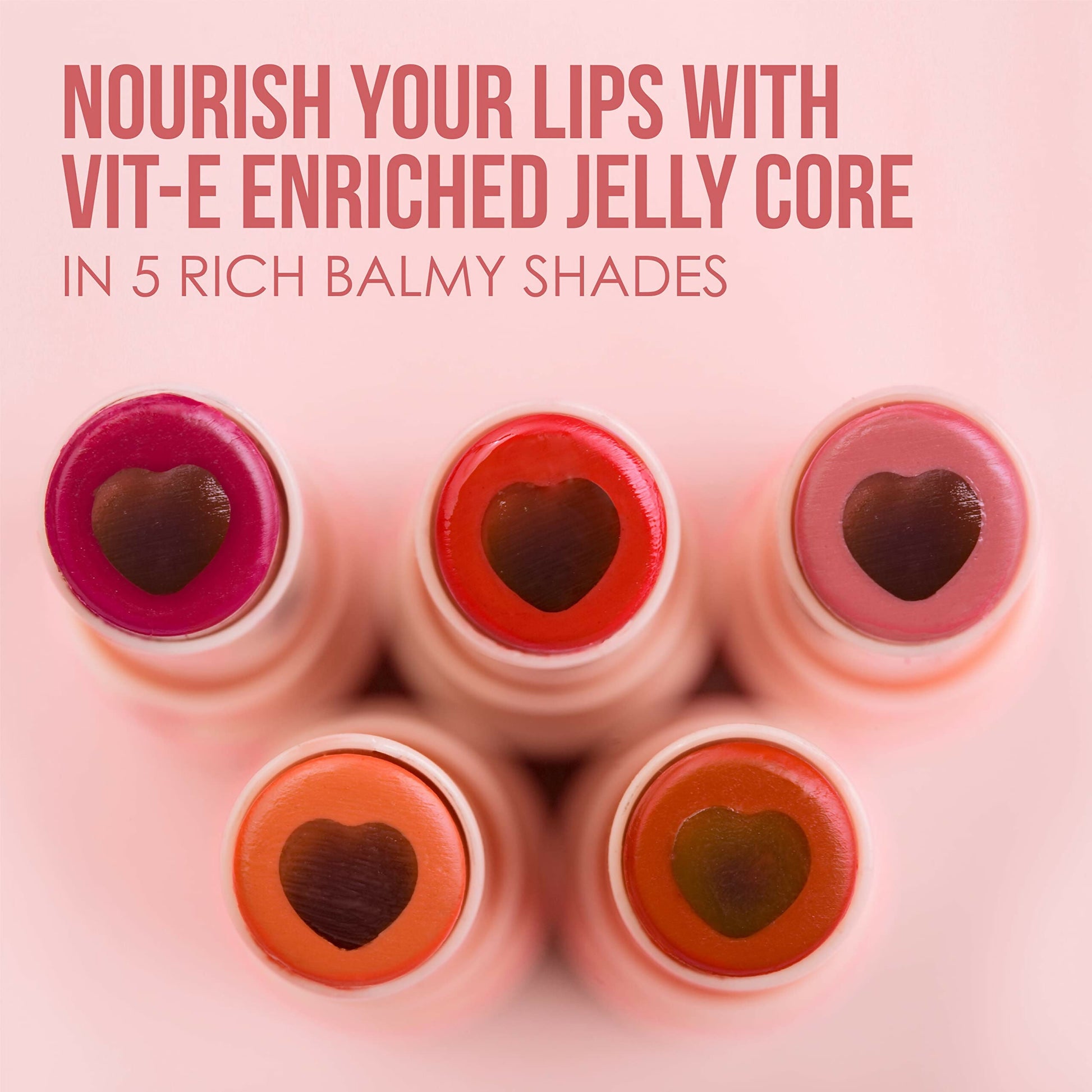 Blue Heaven Jelly & Butter Lip Balm - Plum Kiss, infused with Shea Butter & Vitamin E, Fades Pigmentation