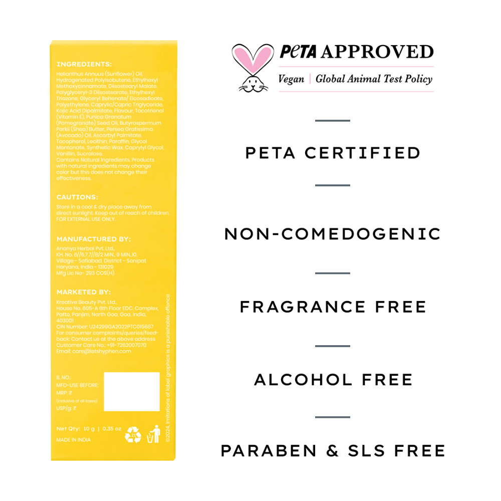 Hyphen By Kriti Sanon Mango Lip Balm SPF-50 PA++++