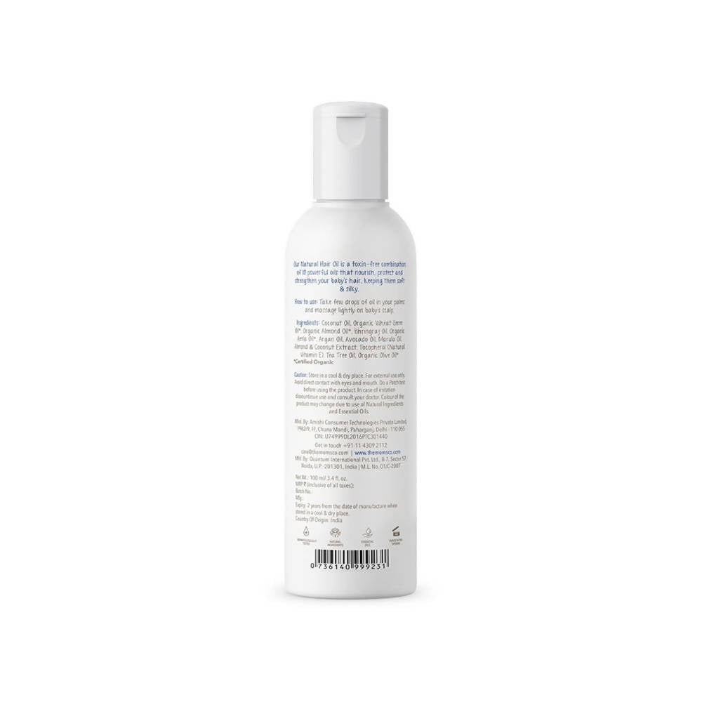 The Moms Co Natural Baby Hair Oil - Drmedicart