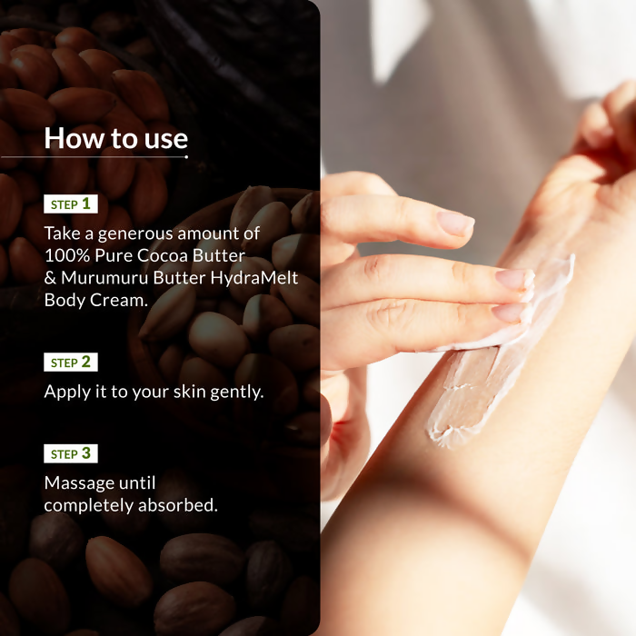 Lotus Botanicals 100% Pure Cocoa Butter & Murumuru Butter HydraMelt Body Cream