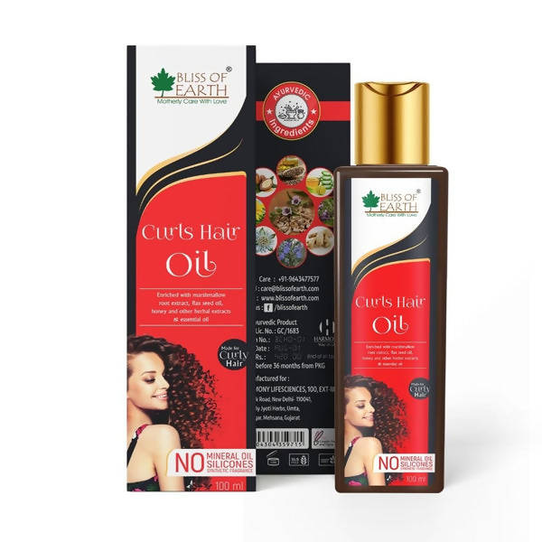 Bliss of Earth Curls Hair Oil - DrMediCart