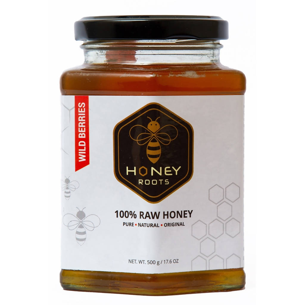 Honey Roots Wild Berries Raw Honey