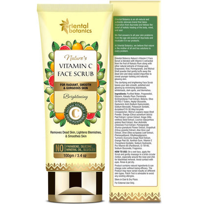 Oriental Botanics Natures Vitamin C Brightening Face Scrub