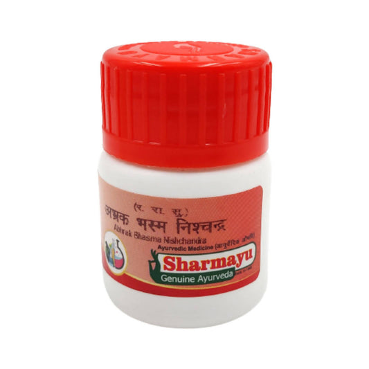 Buy Sharmayu Ayurveda Abhrak Bhasma Nishchandra from DrMediCart, Ship from India to USA