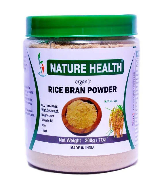 Nature Health Organic Purified Rice Bran Powder