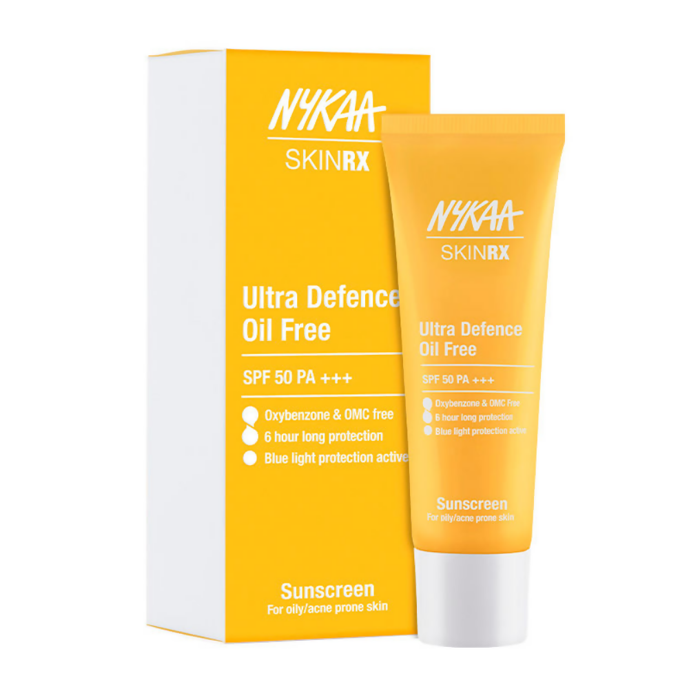 Nykaa SkinRX Ultra Defence Oil Free Sunscreen SPF 50 PA +++