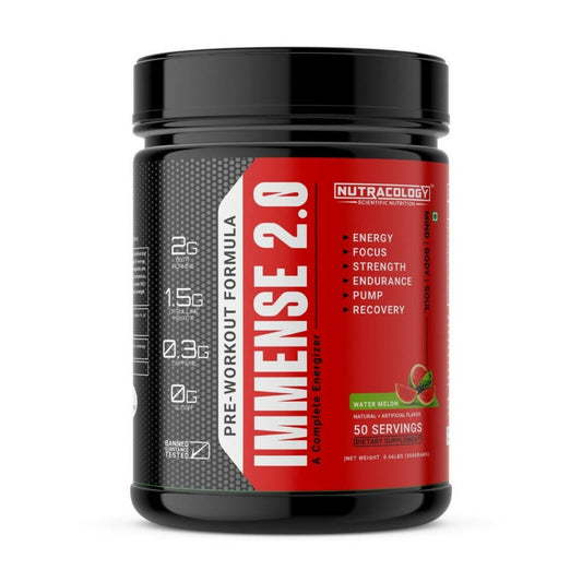 Buy Nutracology Immense 2.0 Pre-Workout For Performance Strength & Energy Boost from DrMediCart, Ship from India to USA