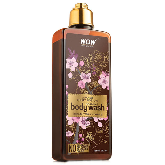 Buy Wow Skin Science Japanese Cherry Blossom Foaming Body Wash from DrMediCart, Ship from India to USA