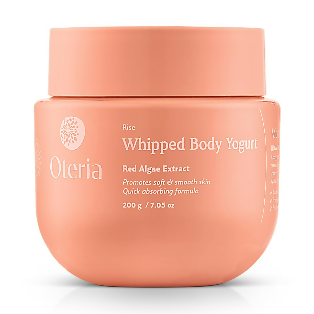 Oteria Premium Hydrating Body Yogurt Infused With Red Algae Extract Gel For Summer Moisturizer & Beauty Essential