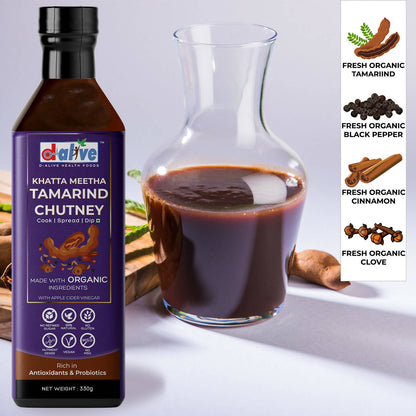 D-Alive Khatta Meetha Tamarind Chutney - Drmedicart