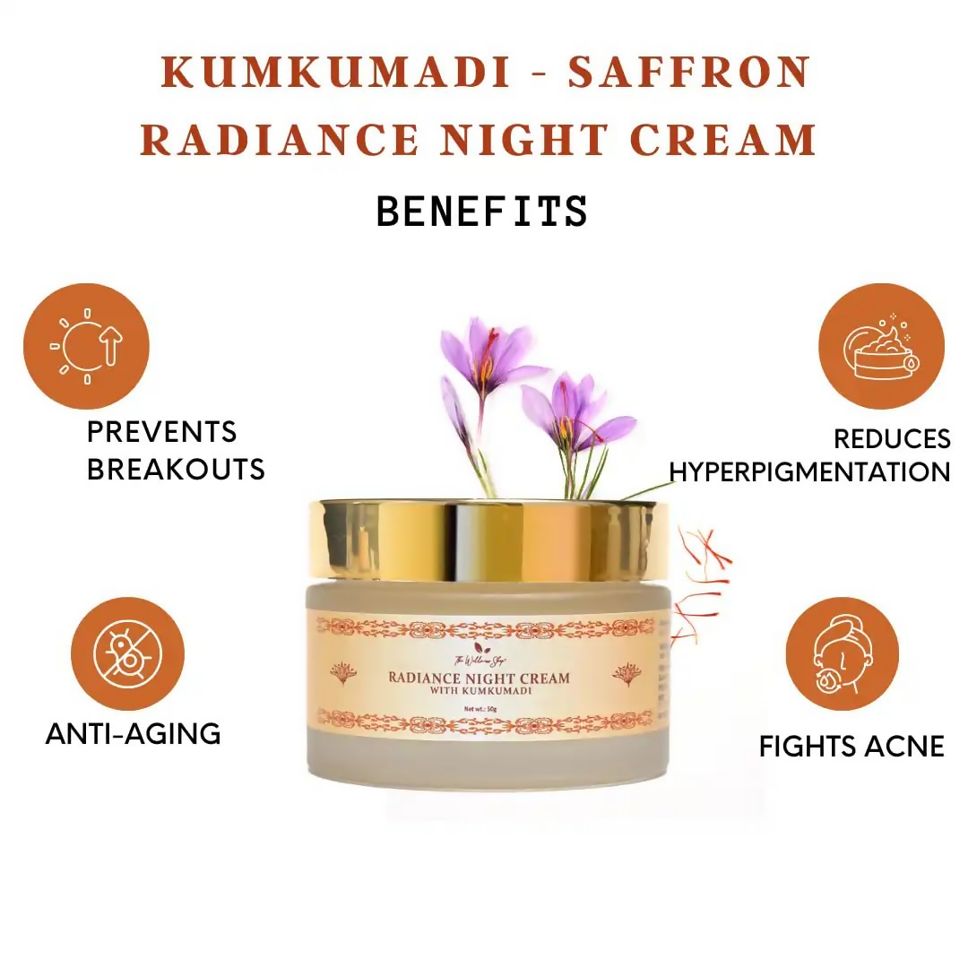The Wellness Shop Radiance Kumkumadi Night Cream - Drmedicart