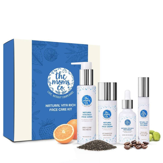 Buy The Moms Co Natural Vita Rich Face Care Regime Kit from DrMediCart, Ship from India to USA