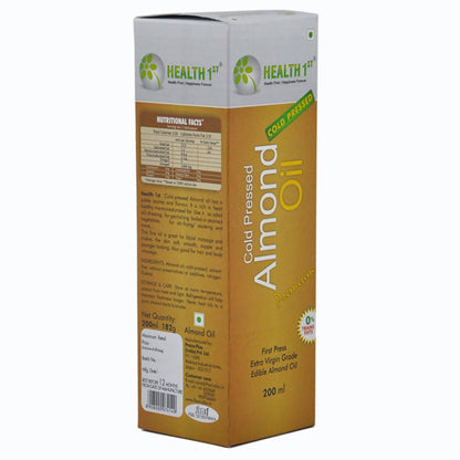 Health 1st Cold Pressed Almond Oil