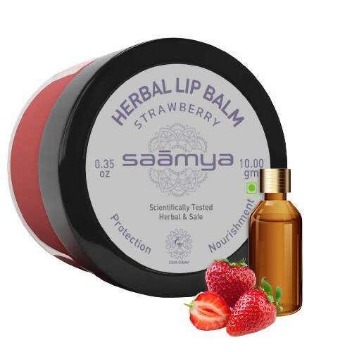 Saamya Deep Nurture Herbal Lip Balm - Strawberry