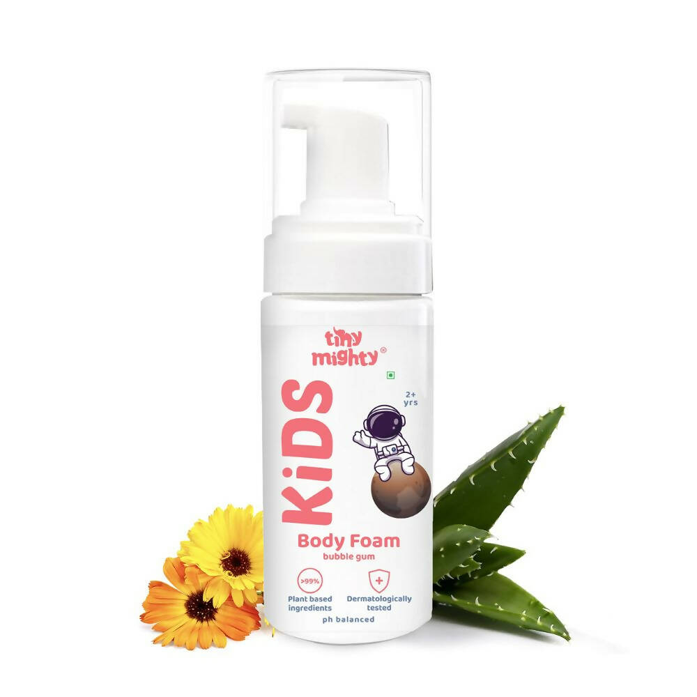 Tiny Mighty Kids Shampoo, Body Lotion, Foam Wash & Hair Oil Combo - Drmedicart