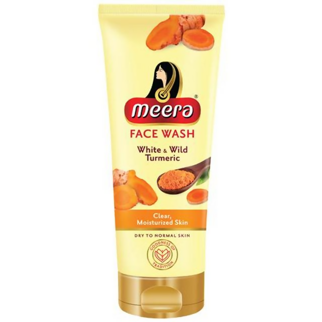 Meera White & Wild Turmeric Face Wash For Dry To Normal Skin - DrMediCart