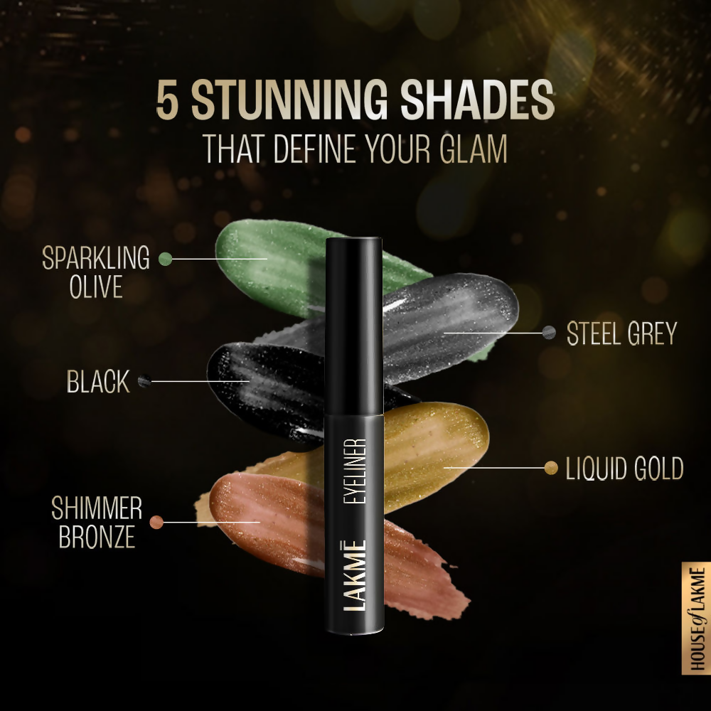 Lakme Unreal Precision Liquid Eye Liner  - Shimmer Bronze